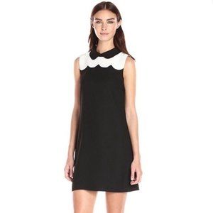 NWOT Cece | Scalloped Colorblock Shift Dress